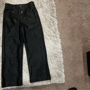 Zara Faux Leather Pants Girls (11-12)